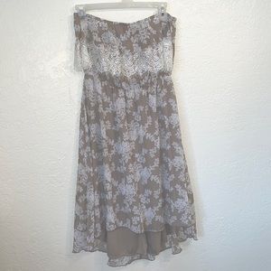 Strapless Studio Y Summer Floral Dress